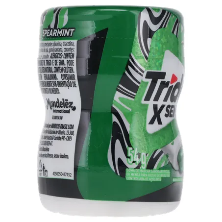 GOMA MASCAR TRIDENT GARRAFA SPEARMINT 54G 360-29