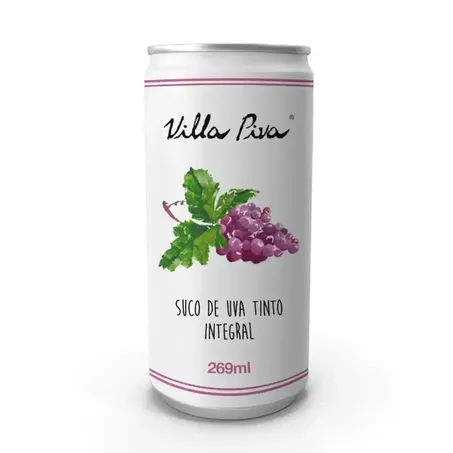 Suco Villa Piva 269ml Lata Uva