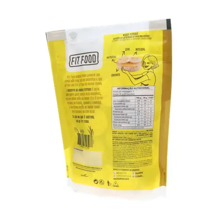 Biscoito de Arroz Fit Food Quinda Integrais e Linhaça Sachê 90gr 360-20