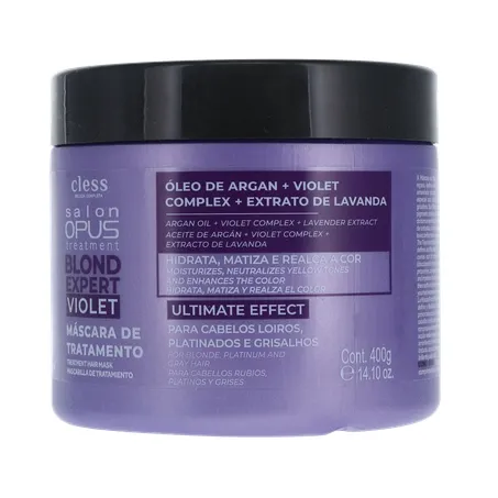 Creme de tratamento salon opus desamarelador 400g 360-1