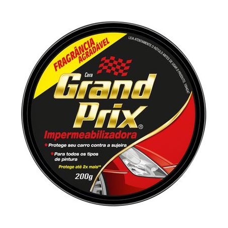 CERA P/CARRO GRAND PRIX IMPERMEABILIZANTE 200G