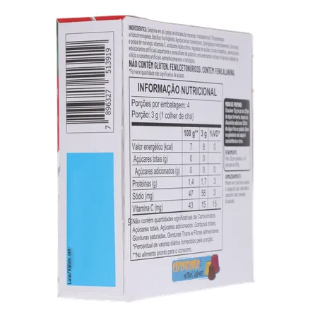 Gelatina Apti Zero Morango Embalagem 12G 360-12