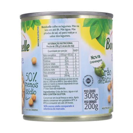 Grao de bico bonduelle suave lt200g 360-8