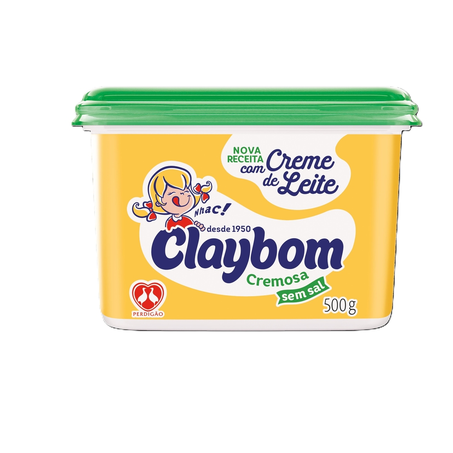Margarina Claybom Cremosa sem Sal Perdigão 500G