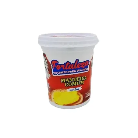 MANTEIGA FORTALEZA COM SAL 500G