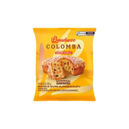 Mini Colomba Bauducco Frutas 80g