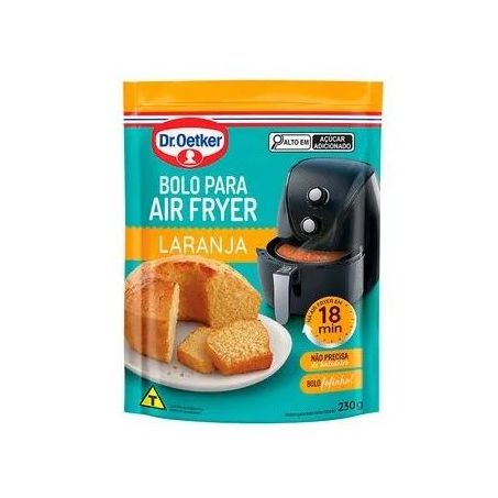 Mistura para bolo dr.oetker para air fryer sabor laranja 230g