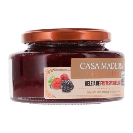 Geléia Casa Madeira Tradicional Frutas Vermelhas 240g 360-32
