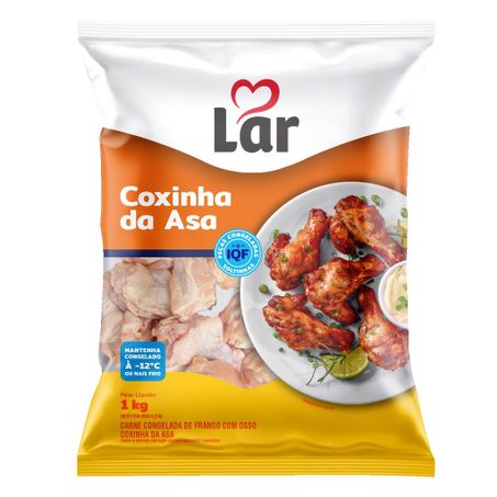 Coxa da asa de frango Lar congelado 1kg
