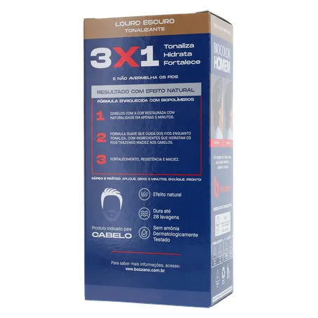 Tonalizante biocolor homem bozzano louro 360-20
