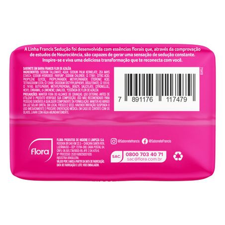 SABONETE FRANCIS GERBERA ROSA 85G 360-3
