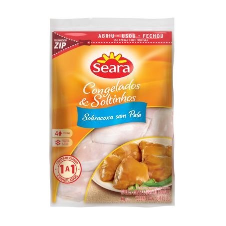 Frango seara sobrecoxa s/p iqf 1kg