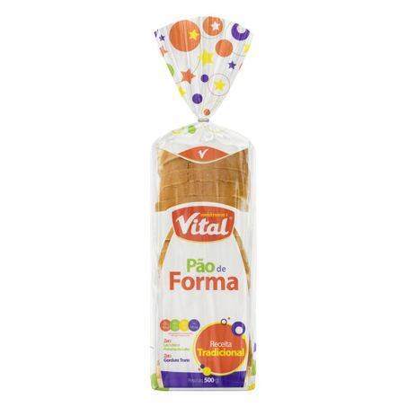 Pão de forma zero lactose vital