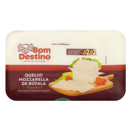 Queijo Mozzarella Bufala Bom Destino Kg Barra Lanche