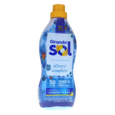AMACIANTE GIRANDO SOL CONCENTRADO VERMELHO 1L 360-35