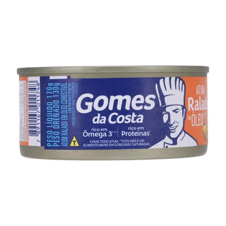 Atum Ralado Gomes Da Costa Óleo 170g 360-32