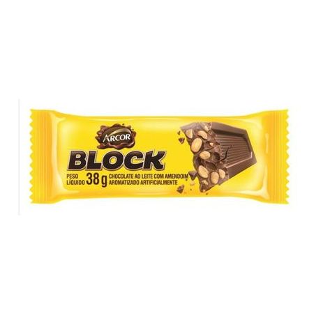 Choc Arcor Block 38g 
