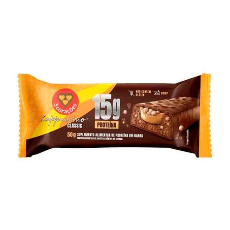 Barra 3 coracoes proteina cappuccino/coo