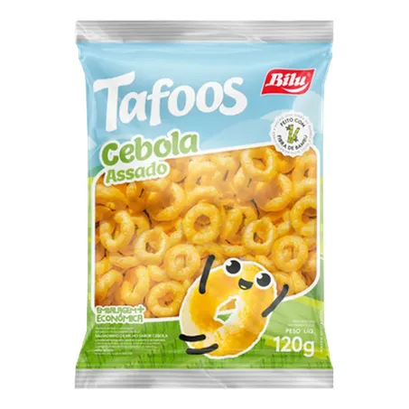 SALGADINHO BILU TAFOOS CEBOLA 120GR
