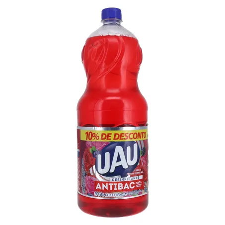 Desinfetante Antibac Uau Flores e Frutas Vermelhas Frasco 2lt 360-17