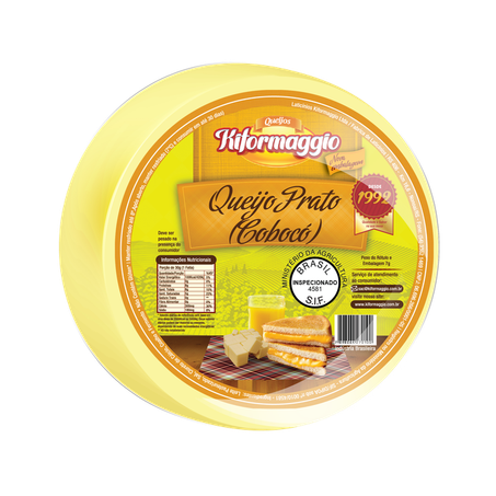 Queijo Prato Kiformaggio Cobocó  Kg 
 