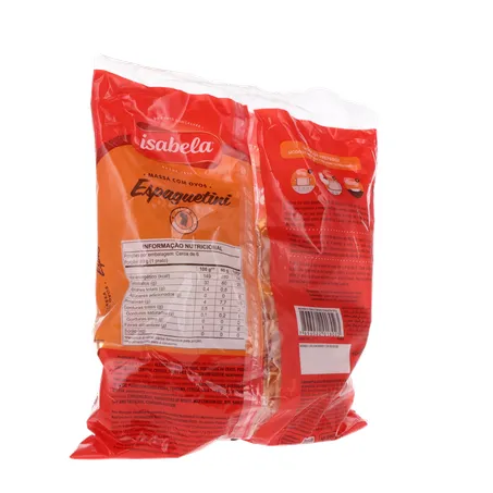 MASSA ISAELA C/OVOS ESPAGUETI 500G 360-15
