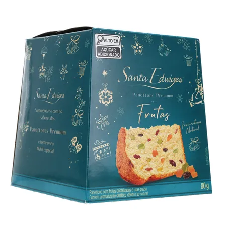 Panetone santa edwiges mini frutas 80g 360-33