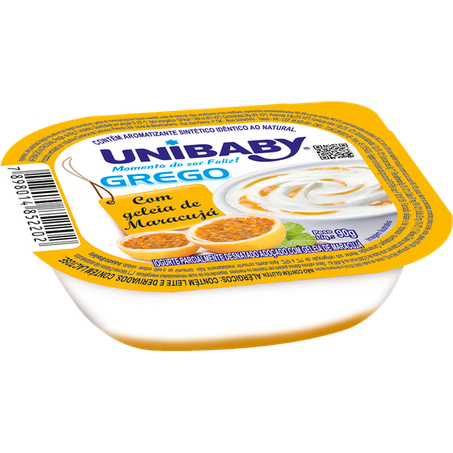 Iogurte Unibaby 90g Grego Geleia Maracuja