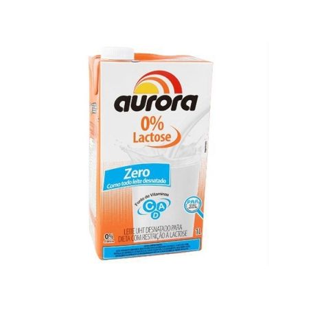 LEITE UHT AURORA ZERO LACTOSE 1L INTEGRAL
