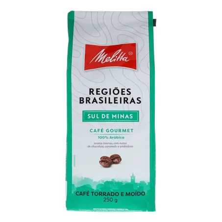 Cafe melitta gourmet 250g sul de minas
