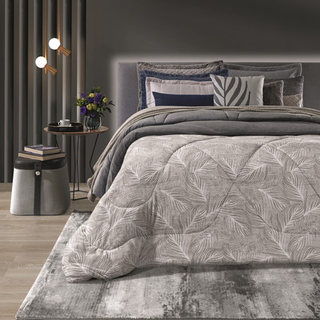 Edredom Plush Soft Casal Slim 1,80x210
