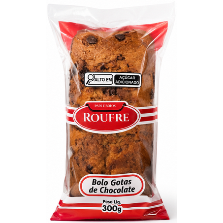 BOLO ROUFRE GOTAS DE CHOCOLATE 300G