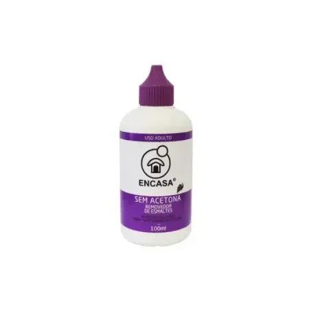 Removedor de esmalte sem acetona encasa frasco 100ml