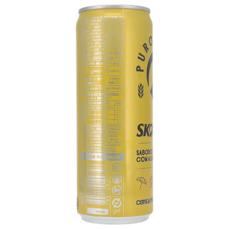 Cerveja Lager Skol American Premium Puro Malte Lata 350ml 360-27