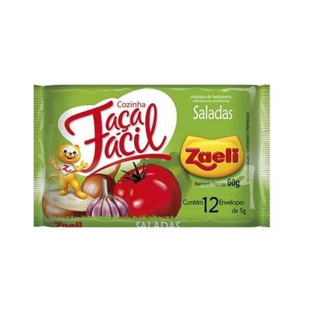 Mistura de temperos zaeli faça fácil saladas 36g
