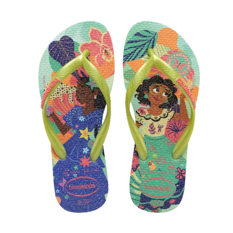 SANDALIA HAVAIANAS KIDS SLIM PRINCESS VDE MATCHA N°25-26