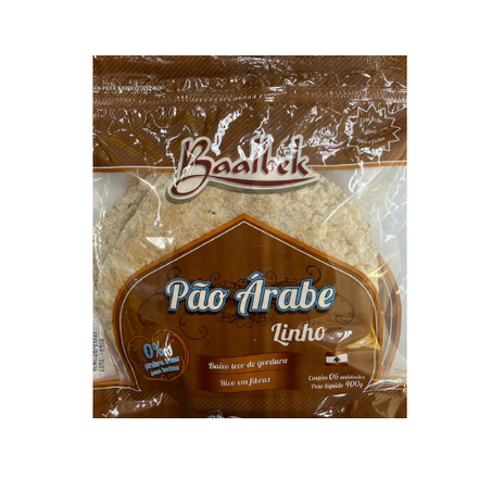 PÃO ÁRABE BAALBEK LINHO 6UN 400G