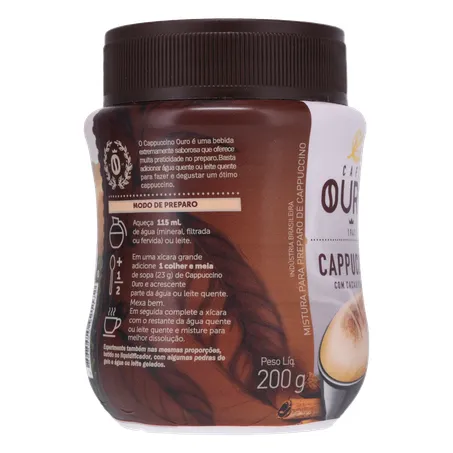 Café ouro cappuccino 200g 360-29