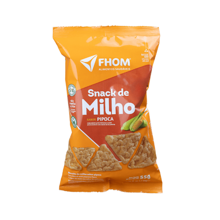SNACK DE MILHO FHOM PIPOCA 55G