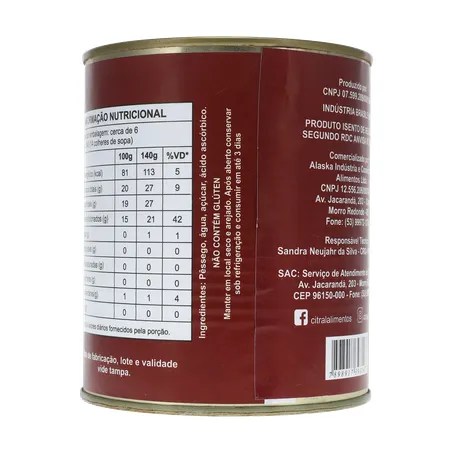 Pessego citral fatias 400g 360-17
