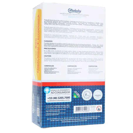 Hastes cottonbaby 300un 360-16