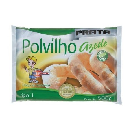 Polvilho Azedo Prata Embalagem 500G