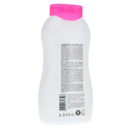Loção hidratante denomax rosa mosqueta argan 470g 360-16