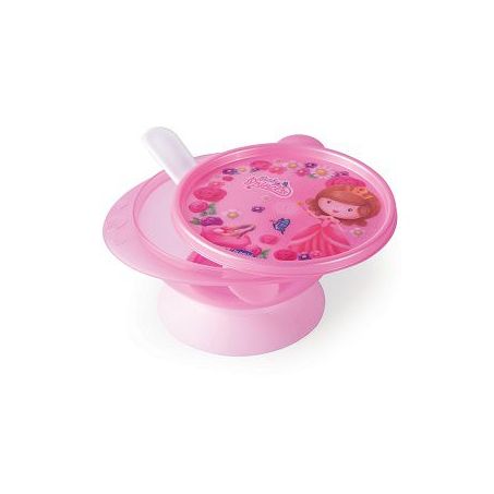 TIGELA INFANTIL PLASUTIL 240ML COM COLHER MENINA