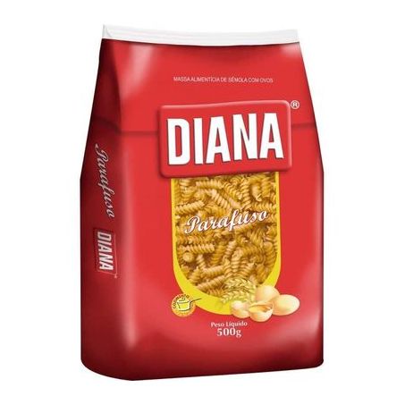 MACARRAO DIANA 500G C/OVOS PARAFUSO
