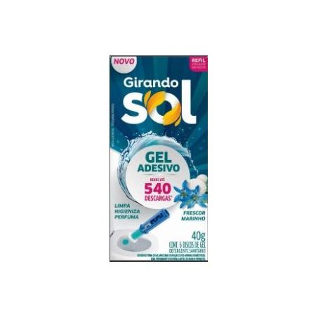 Gel adesivo g.sol fresc marinho ref 40g
