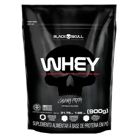 Whey Black Skull 100 Hd 900g Chocolate