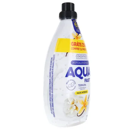 AMACIANTE AQUAFAST CONCENTRADO BRANCO TERNURA LEVE 1,5L PAGUE 1,250L 360-31