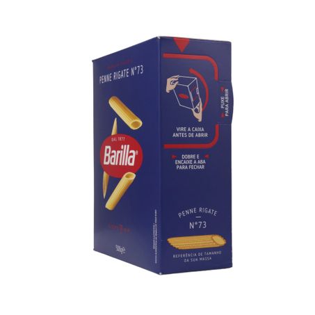 Macarrão Grano Duro Barilla Curto Pene Rigate 73 500g 360-11
