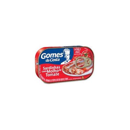 Sardihas com Molho de Tomate Gomes Da Costa  Lata 125gr
